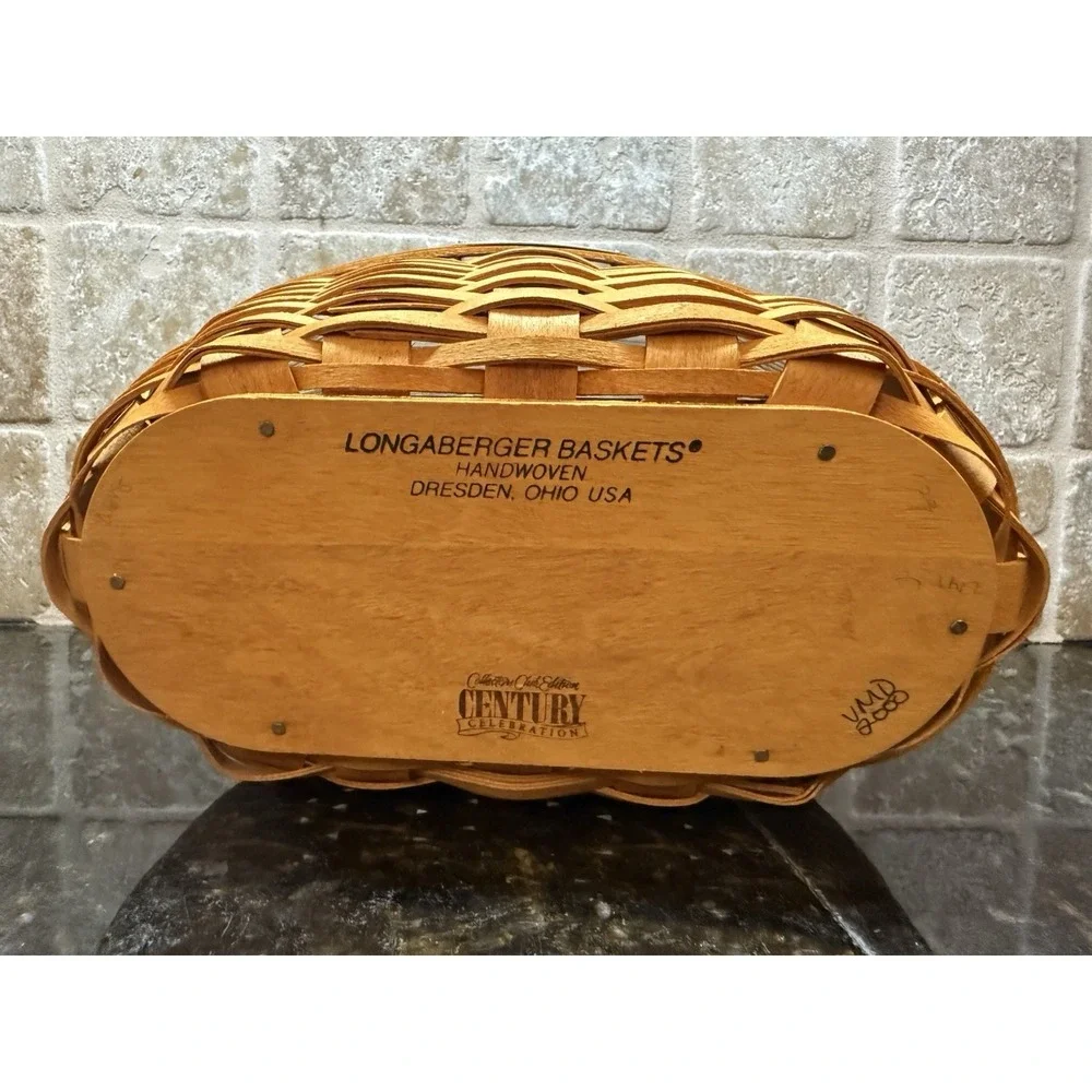 Longaberger Collector Club Rare 2000 Century Basket Double Set Retired‎ NEW
